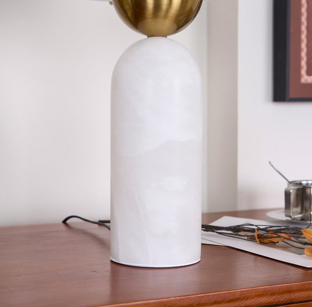 Vellum Alabaster Table Lamp | Ventumra