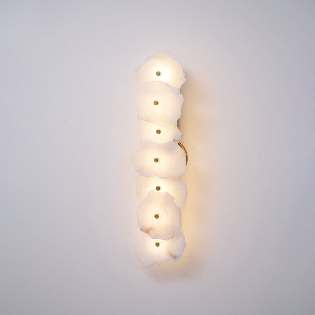 Cevra Alabaster Bloemwandlamp | ventumra