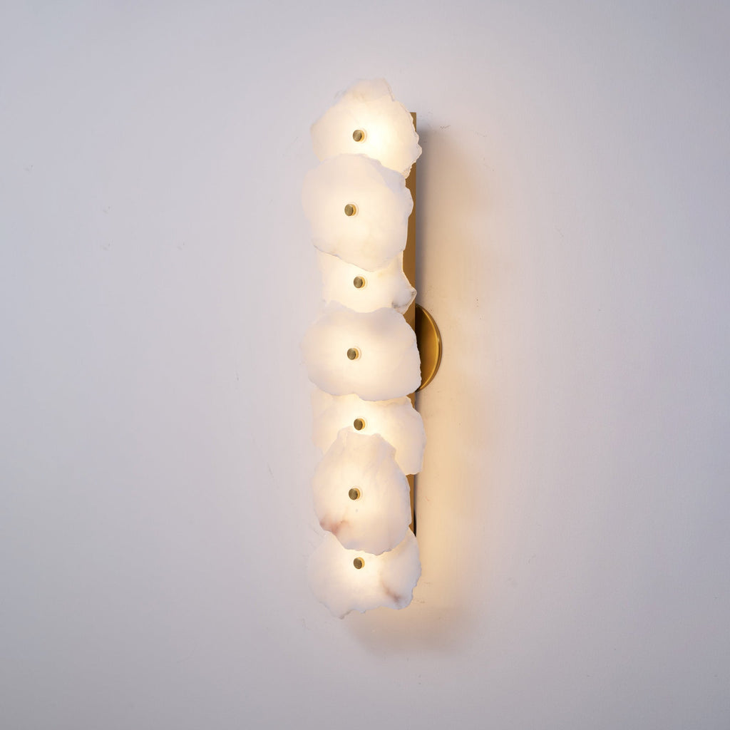 Cevra Alabaster Bloemwandlamp | ventumra