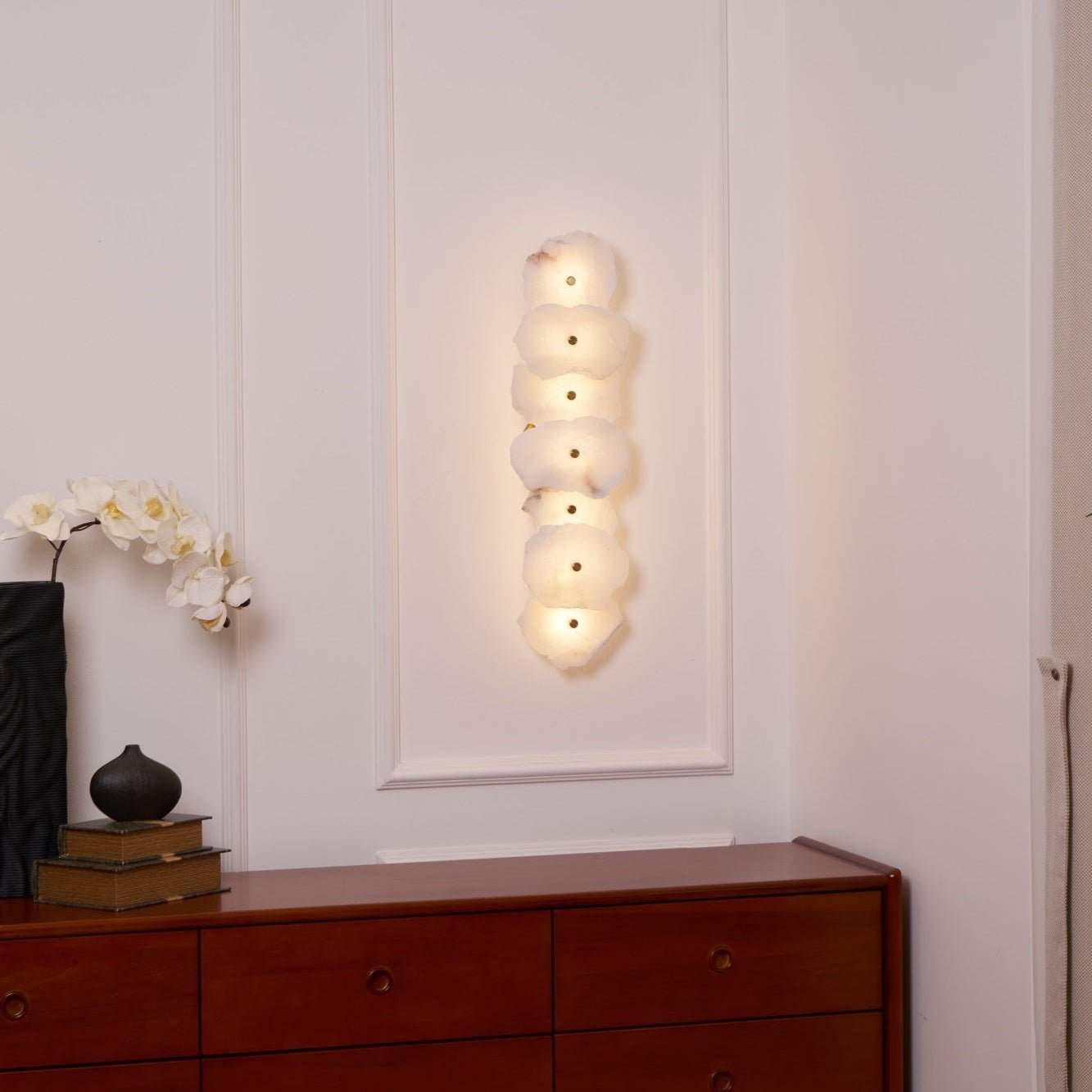 Cevra Alabaster Bloemwandlamp | ventumra