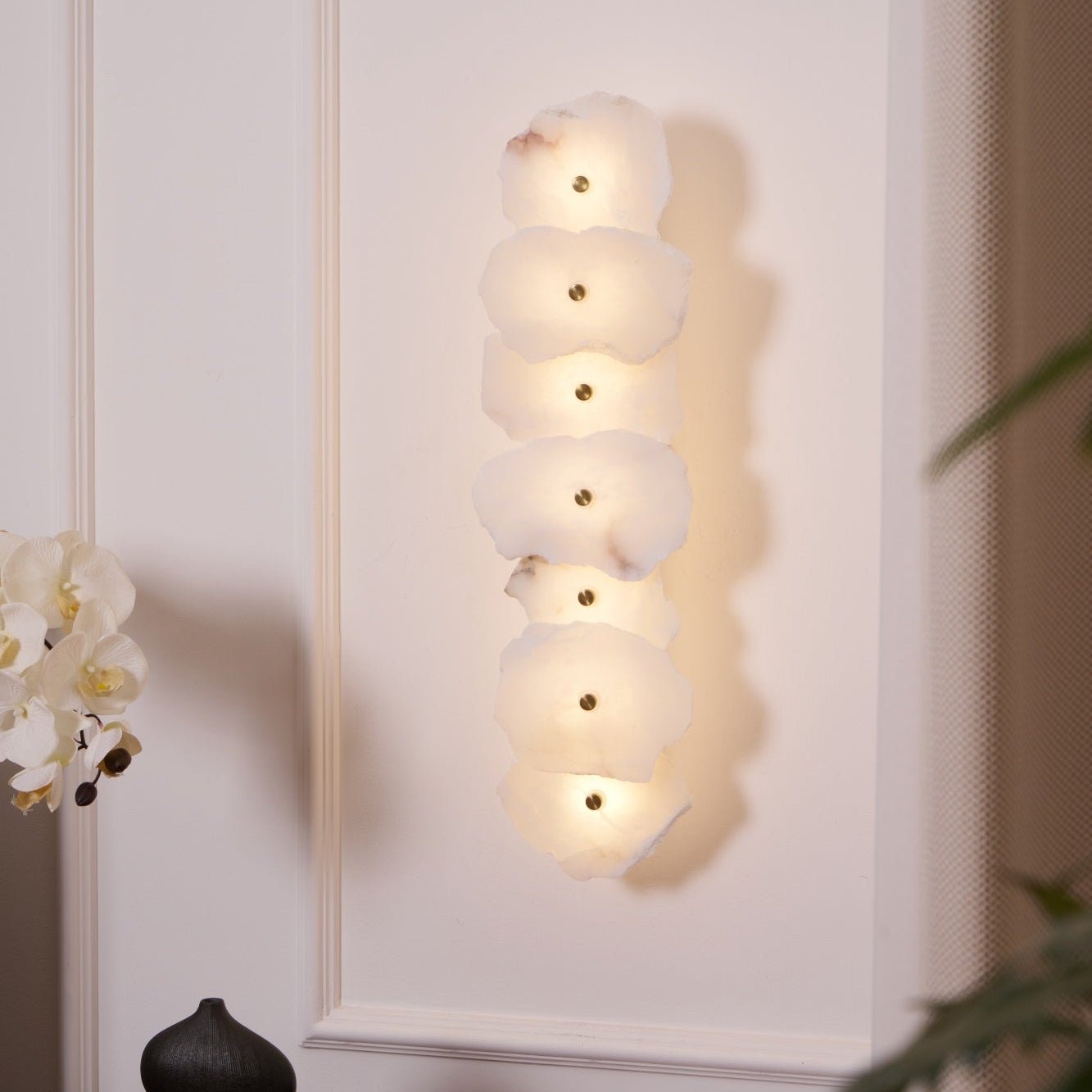 Cevra Alabaster Bloemwandlamp | ventumra