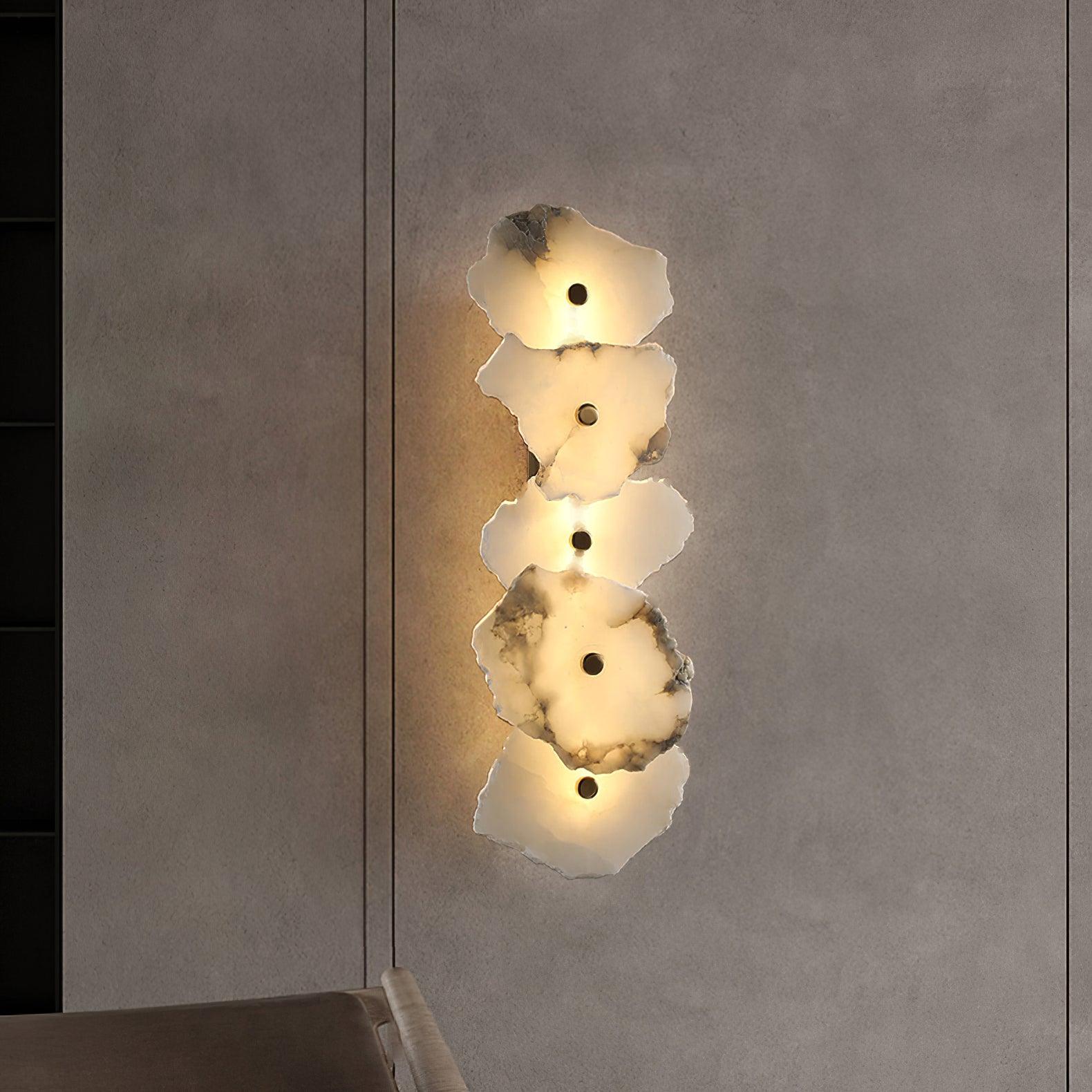 Cevra Alabaster Bloemwandlamp | ventumra