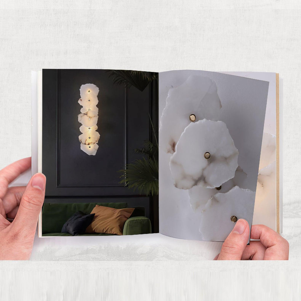 Cevra Alabaster Bloemwandlamp | ventumra