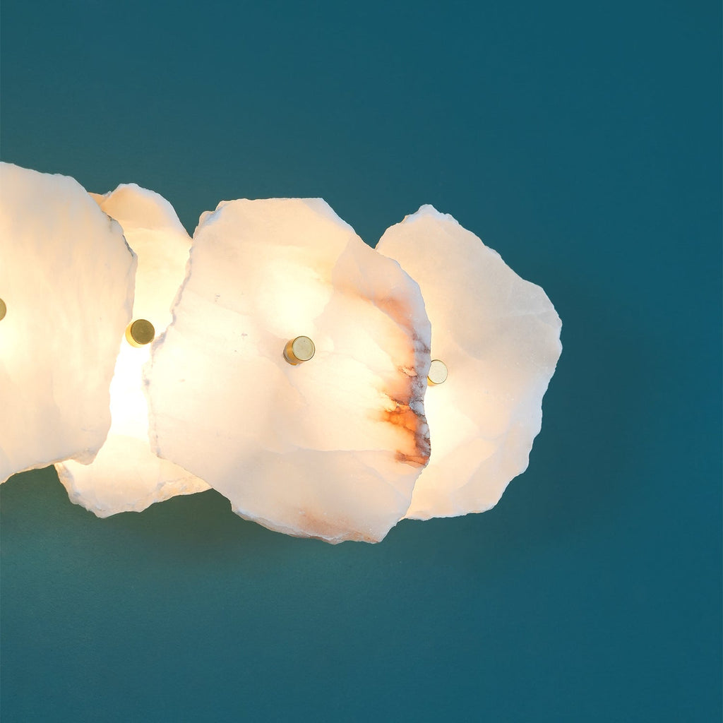 Cevra Alabaster Bloemwandlamp | ventumra