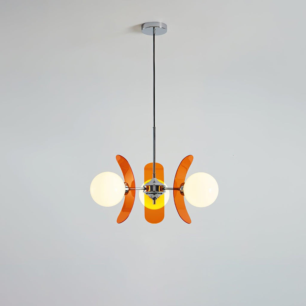 Ulano Chandelier Brown &Orange - Neutralighting