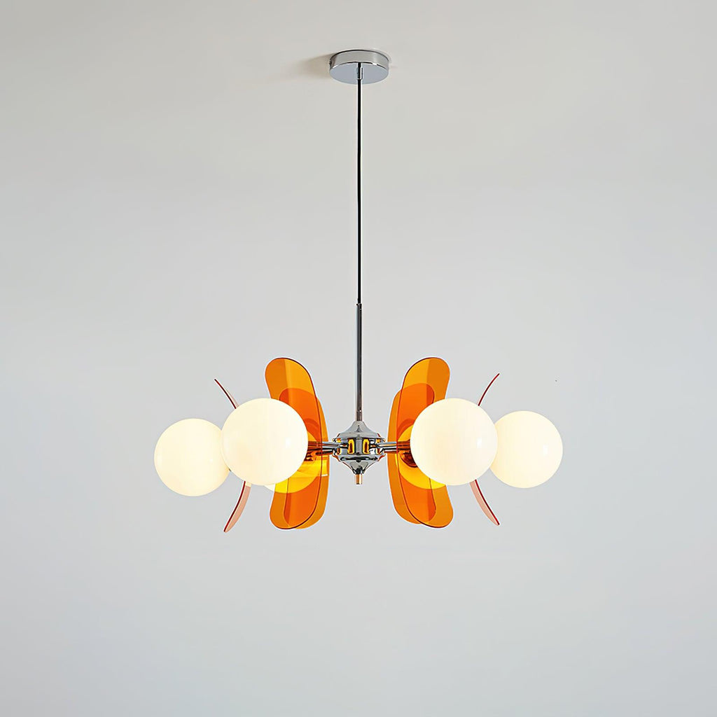 Ulano Chandelier Brown &Orange - Neutralighting