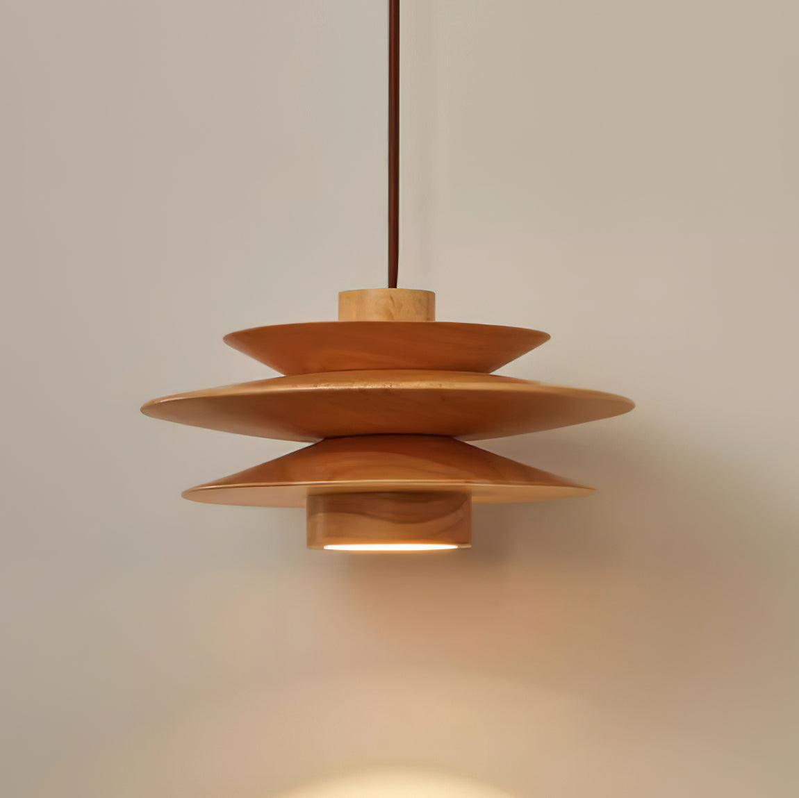 Axis Mid Century Walnut Pendant Light | ventumra
