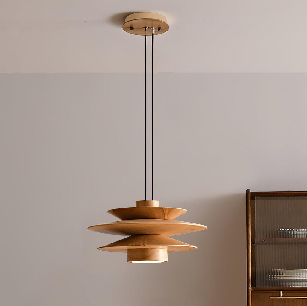 Axis Mid Century Walnut Pendant Light | ventumra