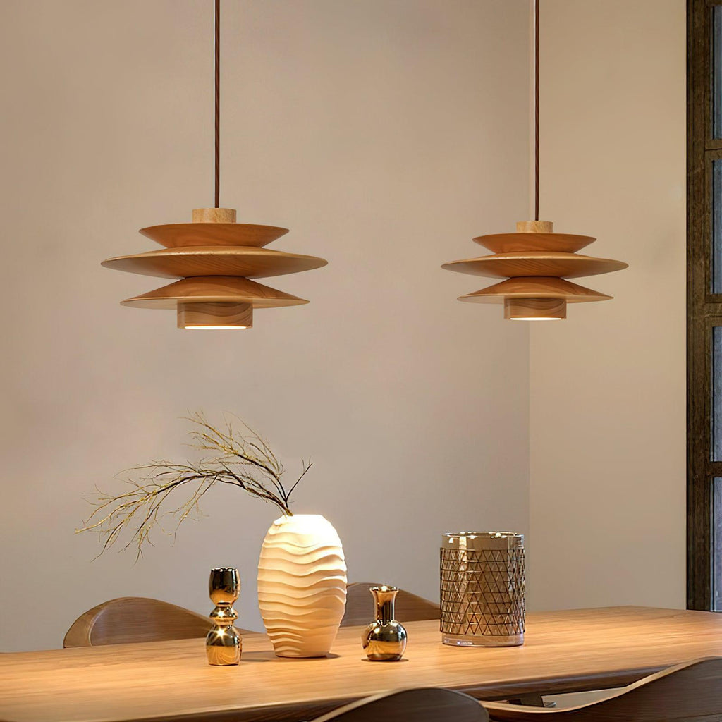 Axis Mid Century Walnut Pendant Light | ventumra