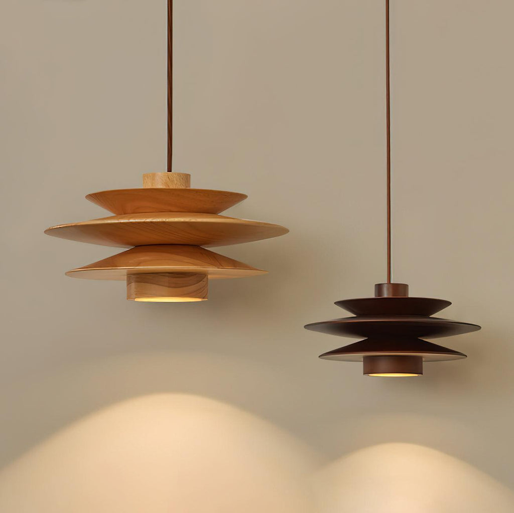Axis Mid Century Walnut Pendant Light | ventumra