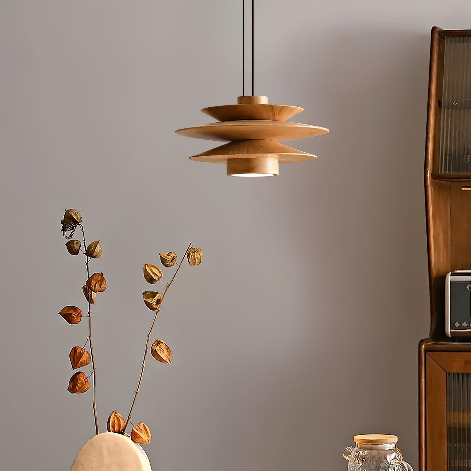 Axis Mid Century Walnut Pendant Light | ventumra