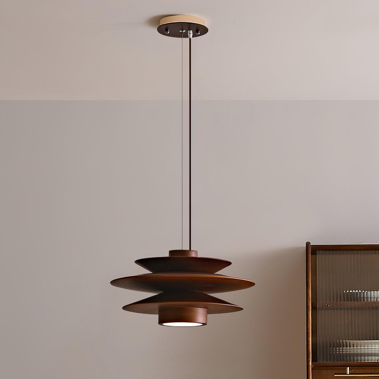 Axis Mid Century Walnut Pendant Light | ventumra