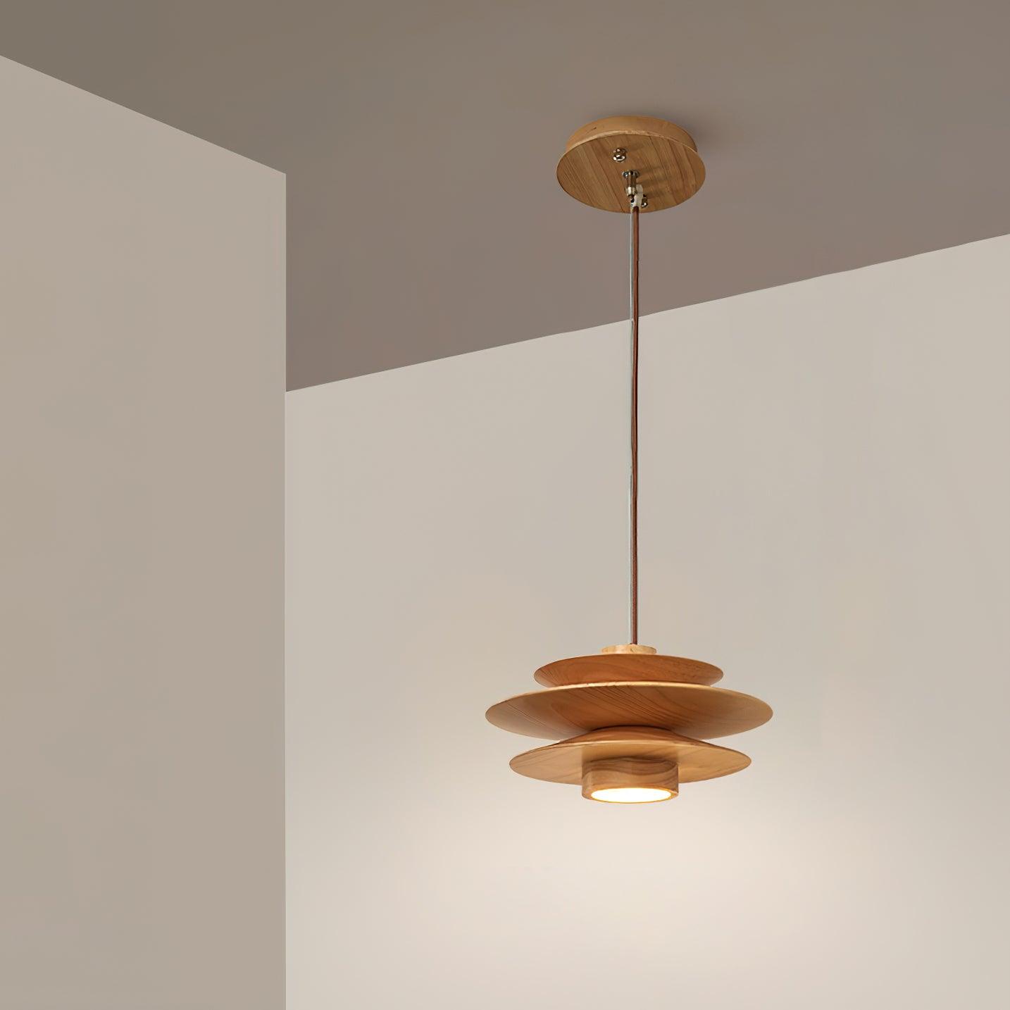 Axis Mid Century Walnut Pendant Light | ventumra