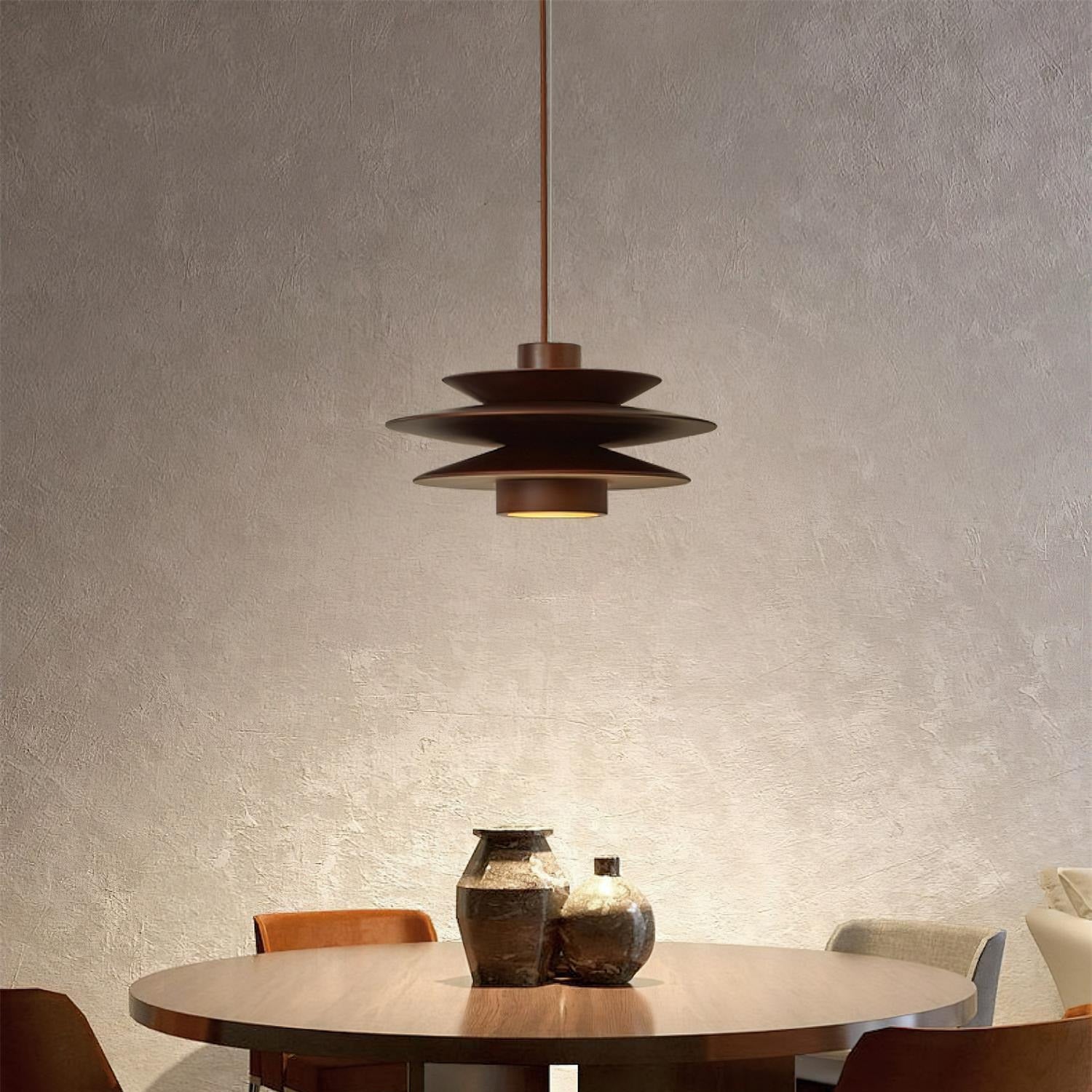Axis Mid Century Walnut Pendant Light | ventumra