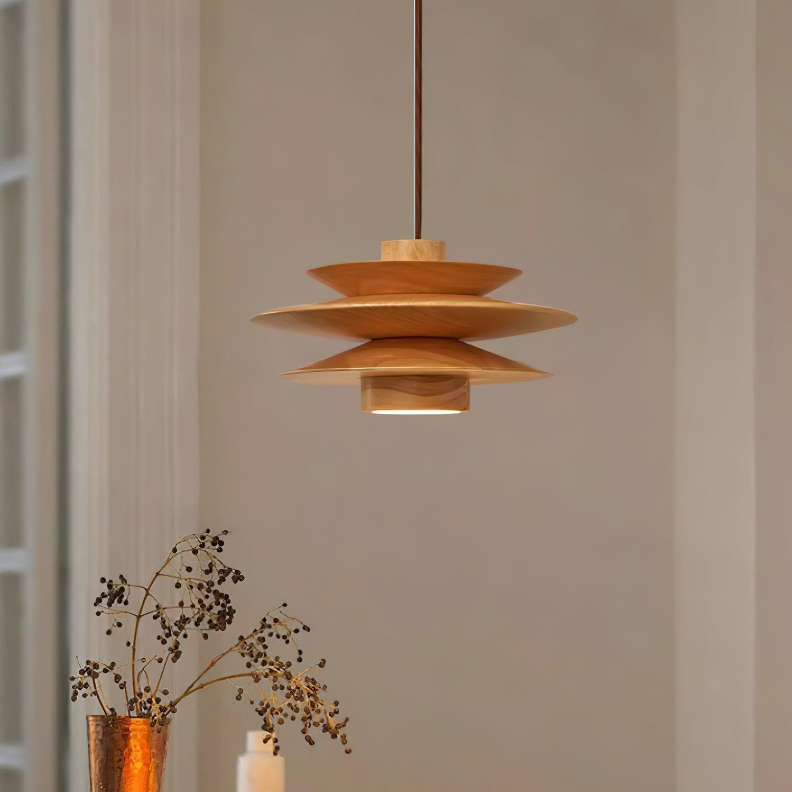Axis Mid Century Walnut Pendant Light | ventumra