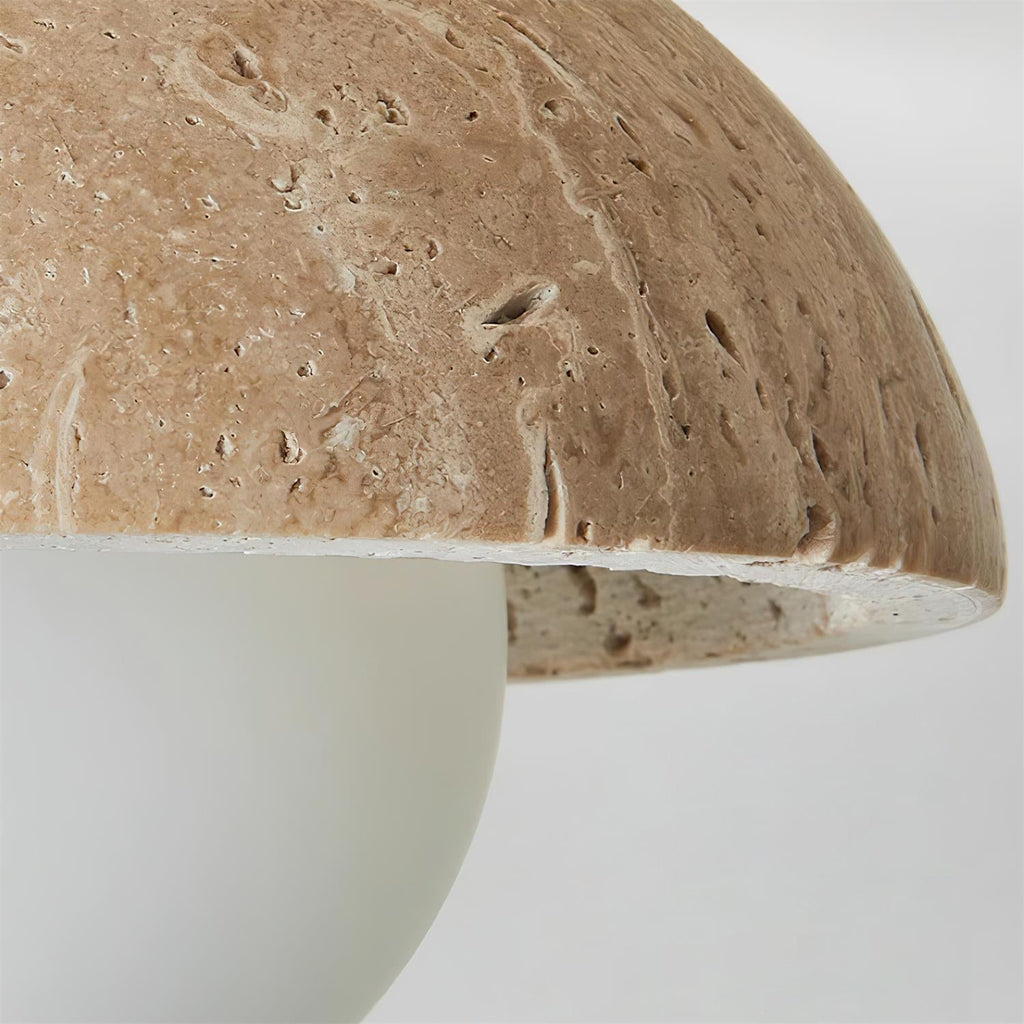 Mysa Minimalist Travertine Ceiling Light | ventumra