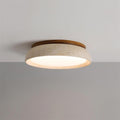 Lampada da soffitto Kloris in travertino color pietra | ventumra