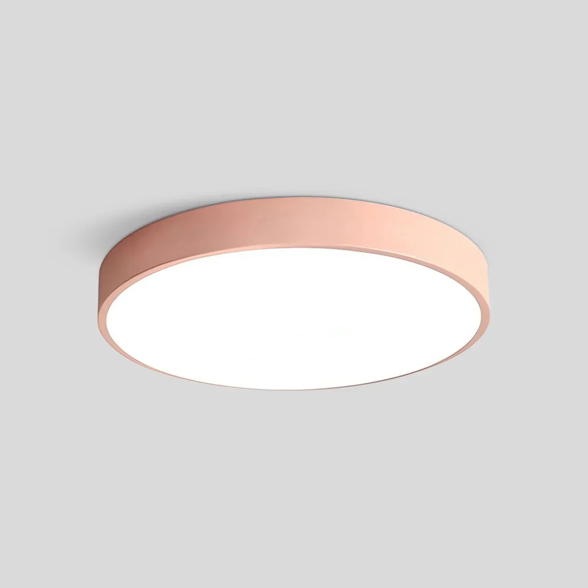 Candeeiro de teto LED Macaron, luminária circular minimalista para interiores modernos | Ventumra