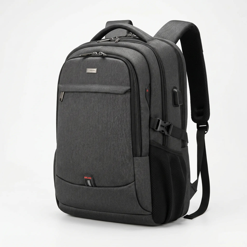 Mochila para portátil com vários compartimentos, para deslocações diárias | Ventumra