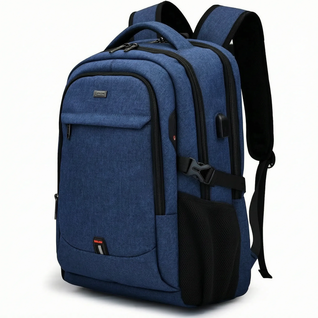 Mochila para portátil com vários compartimentos, para deslocações diárias | Ventumra
