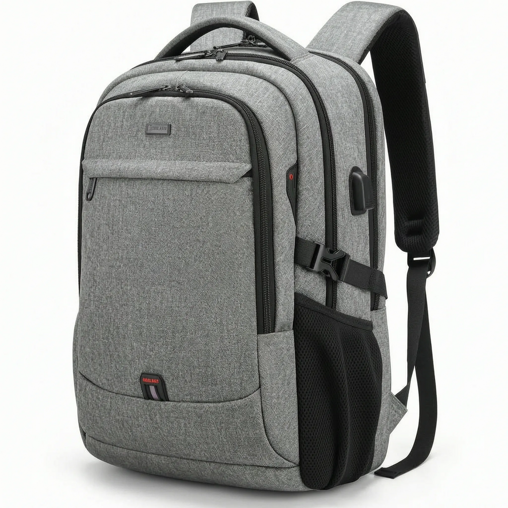 Mochila para portátil com vários compartimentos, para deslocações diárias | Ventumra