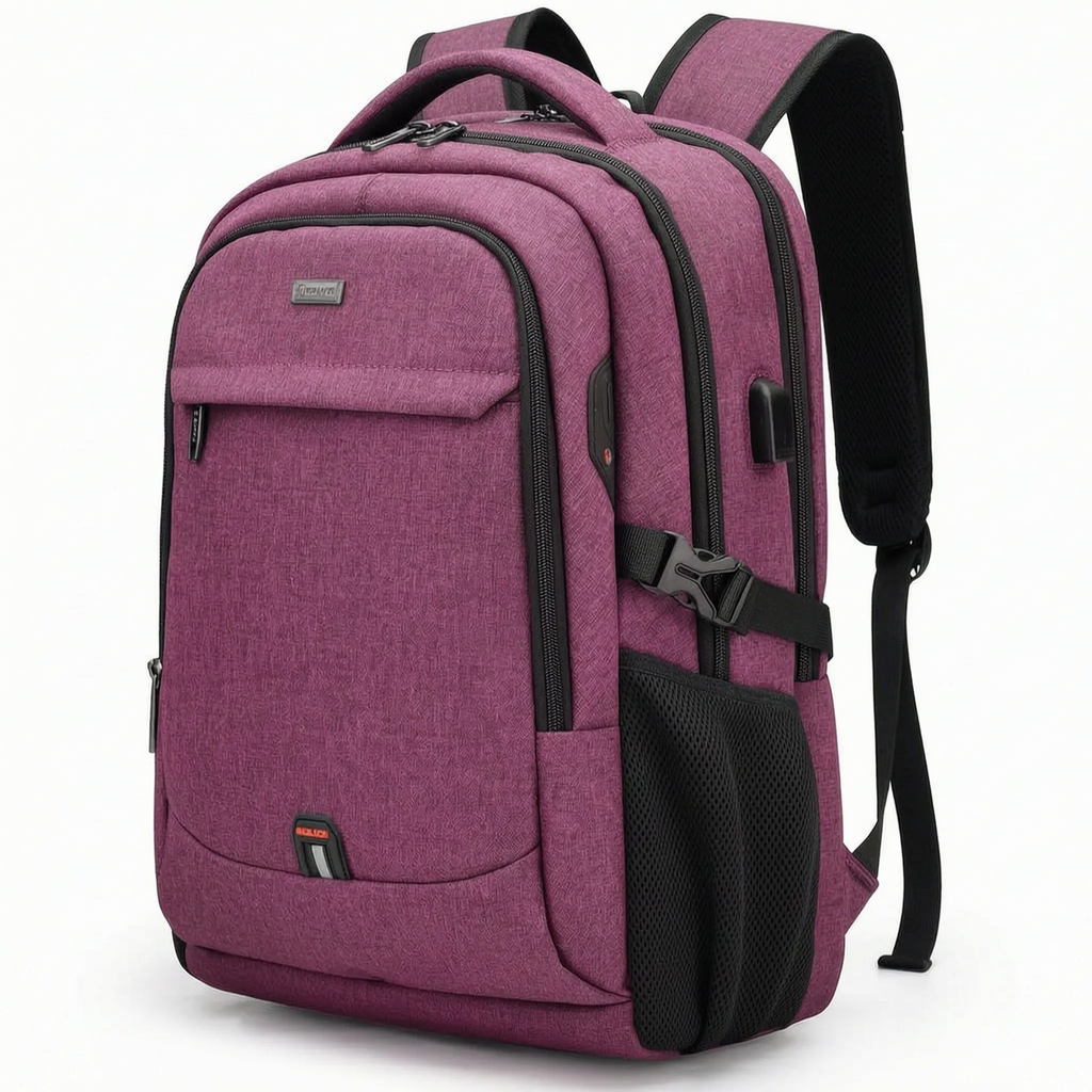 Mochila para portátil com vários compartimentos, para deslocações diárias | Ventumra