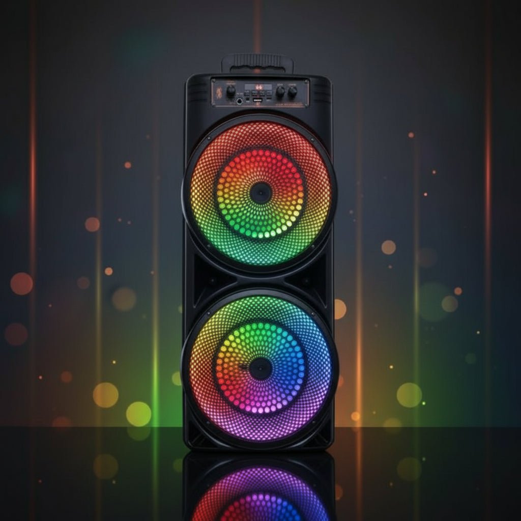 PulseBeat 6000W Bluetooth-Lautsprechersystem — kraftvoller Bass, integriertes Mikrofon
