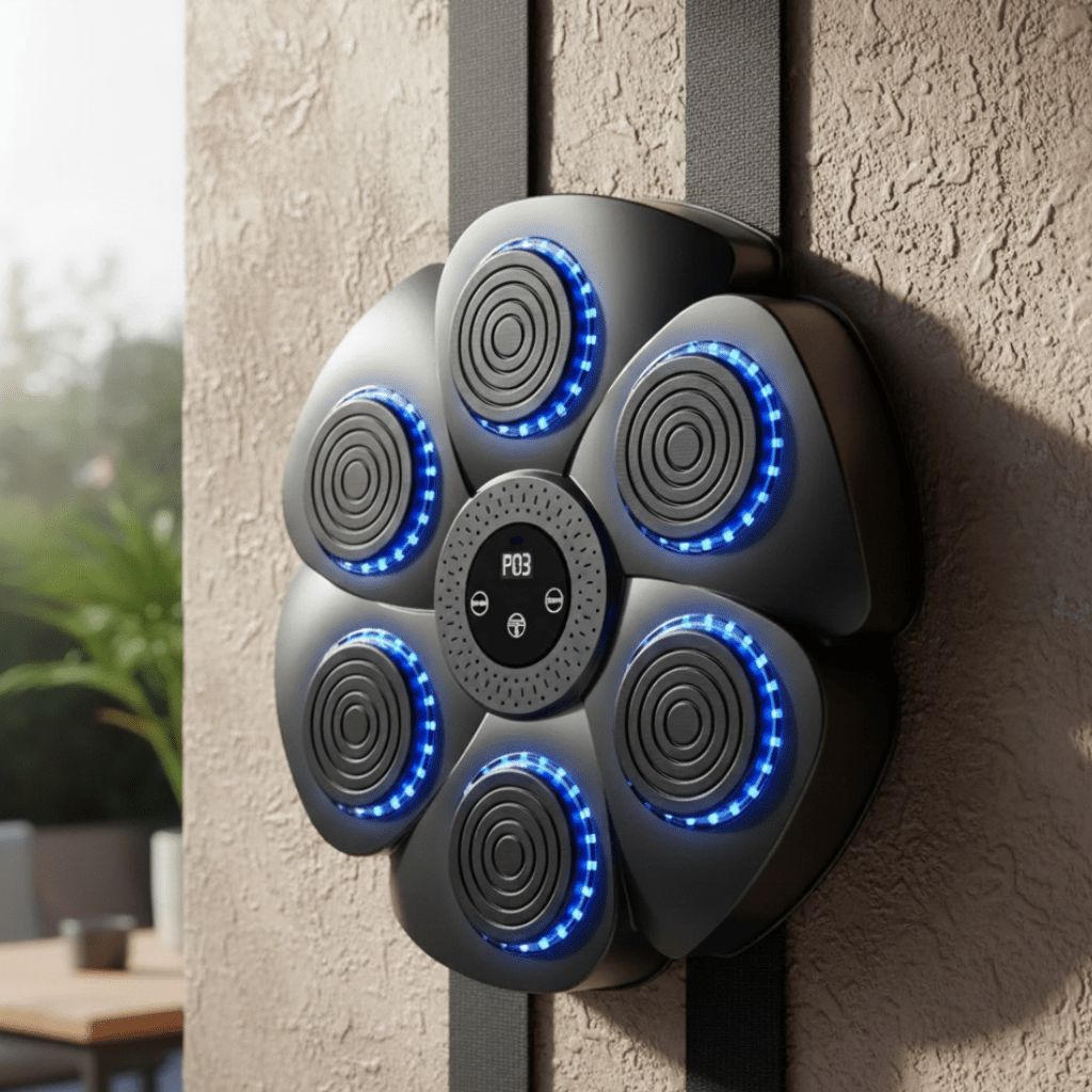 BeatPulse Pro Intelligent Boxing Machine — Bluetooth Music Streaming, RGB Lighting System
