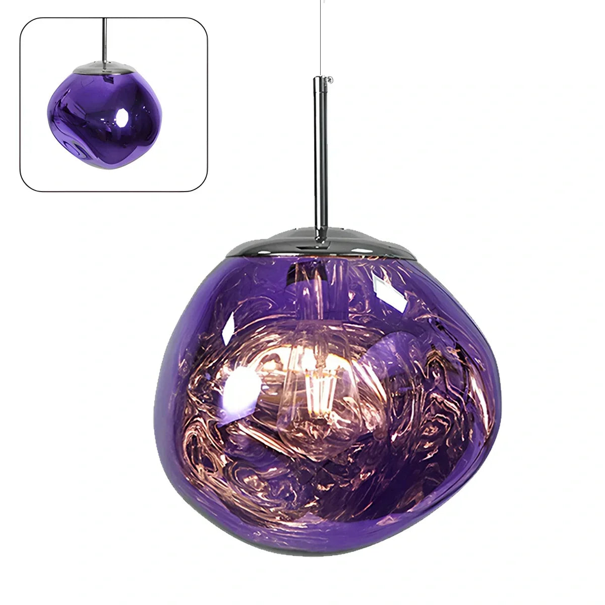 Lampă suspendată Lux Lava Flow pentru sufragerie, cu design modern | Ventumra