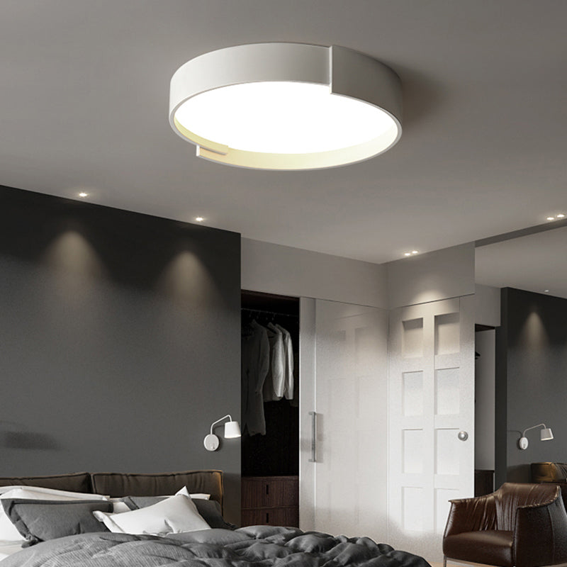 Arisha Modern Round Flush Mount Ceiling Light LED Double Layer - Neutralighting