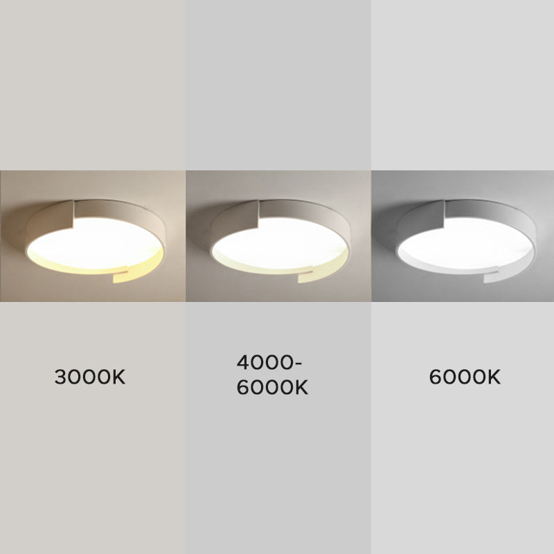 Arisha Modern Round Flush Mount Ceiling Light LED Double Layer | ventumra