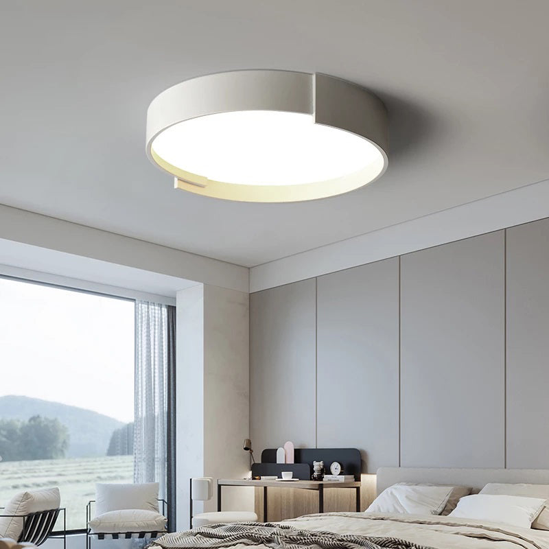 Arisha Modern Round Flush Mount Ceiling Light LED Double Layer | ventumra
