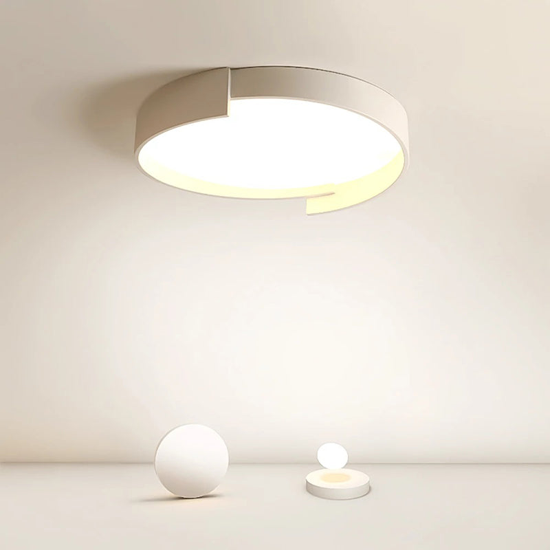 Arisha Modern Round Flush Mount Ceiling Light LED Double Layer | ventumra