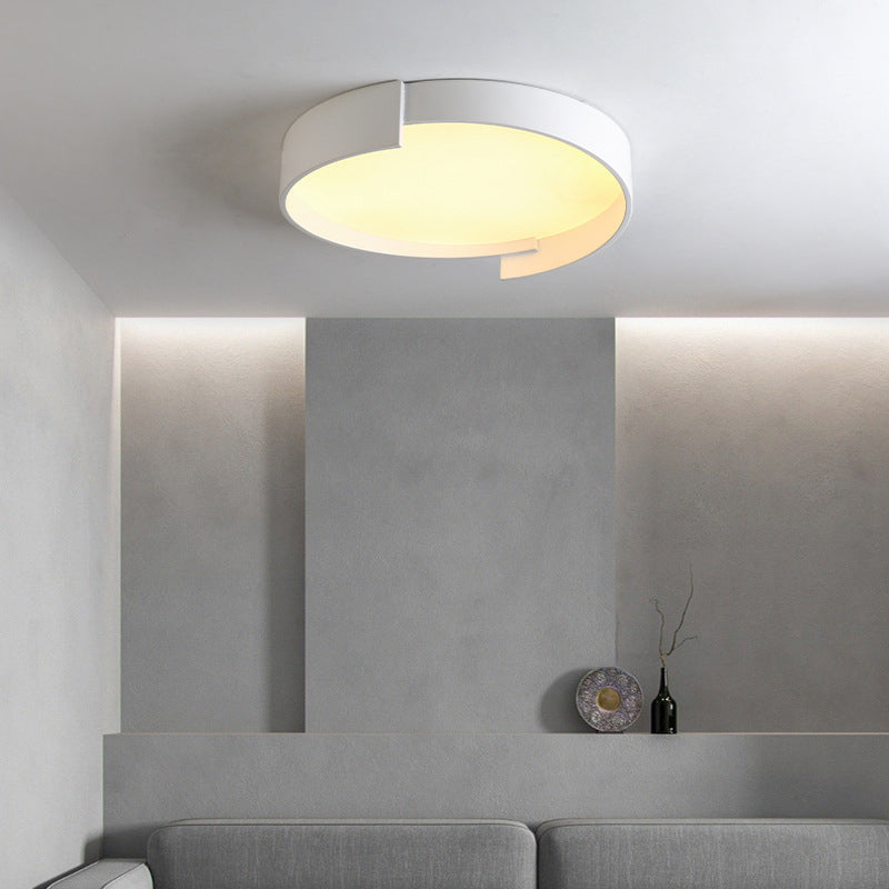 Arisha Modern Round Flush Mount Ceiling Light LED Double Layer | ventumra