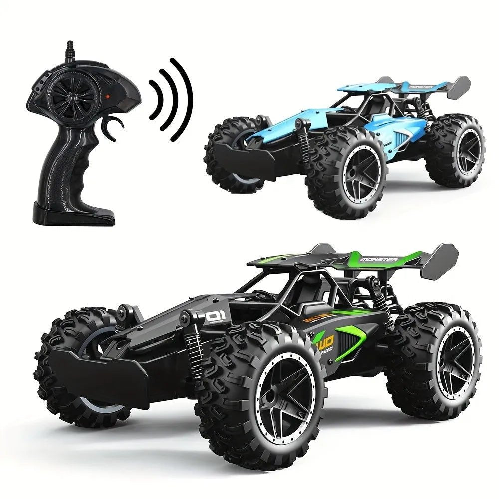 TerraMotion 1:18 Elektryczny samochód RC — wzmocnione zawieszenie, szerokie opony