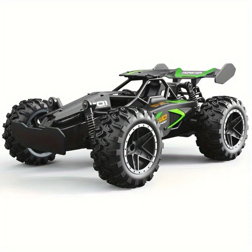 TerraMotion 1:18 Elektryczny samochód RC — wzmocnione zawieszenie, szerokie opony