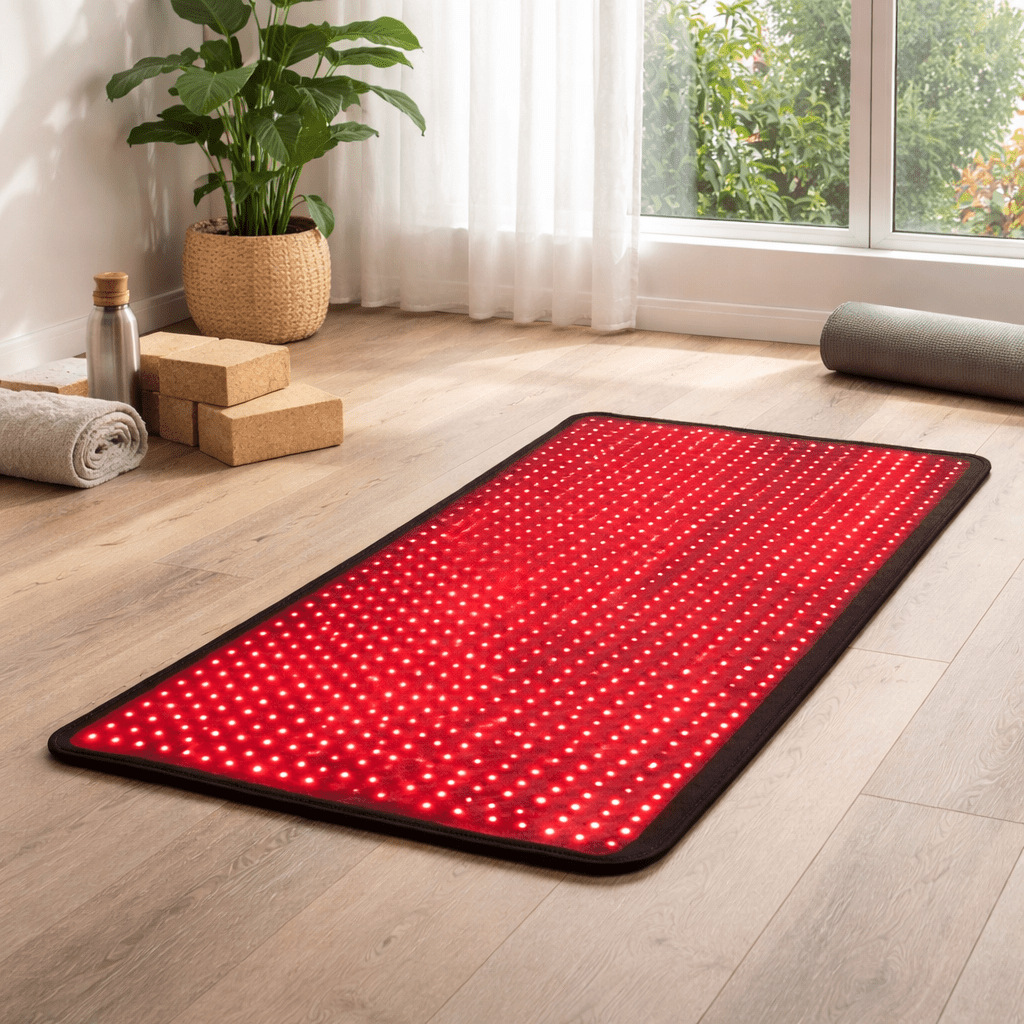 TranquilGlow Red Light Therapy Heating Pad — Radiant Heat and Infrared Rays