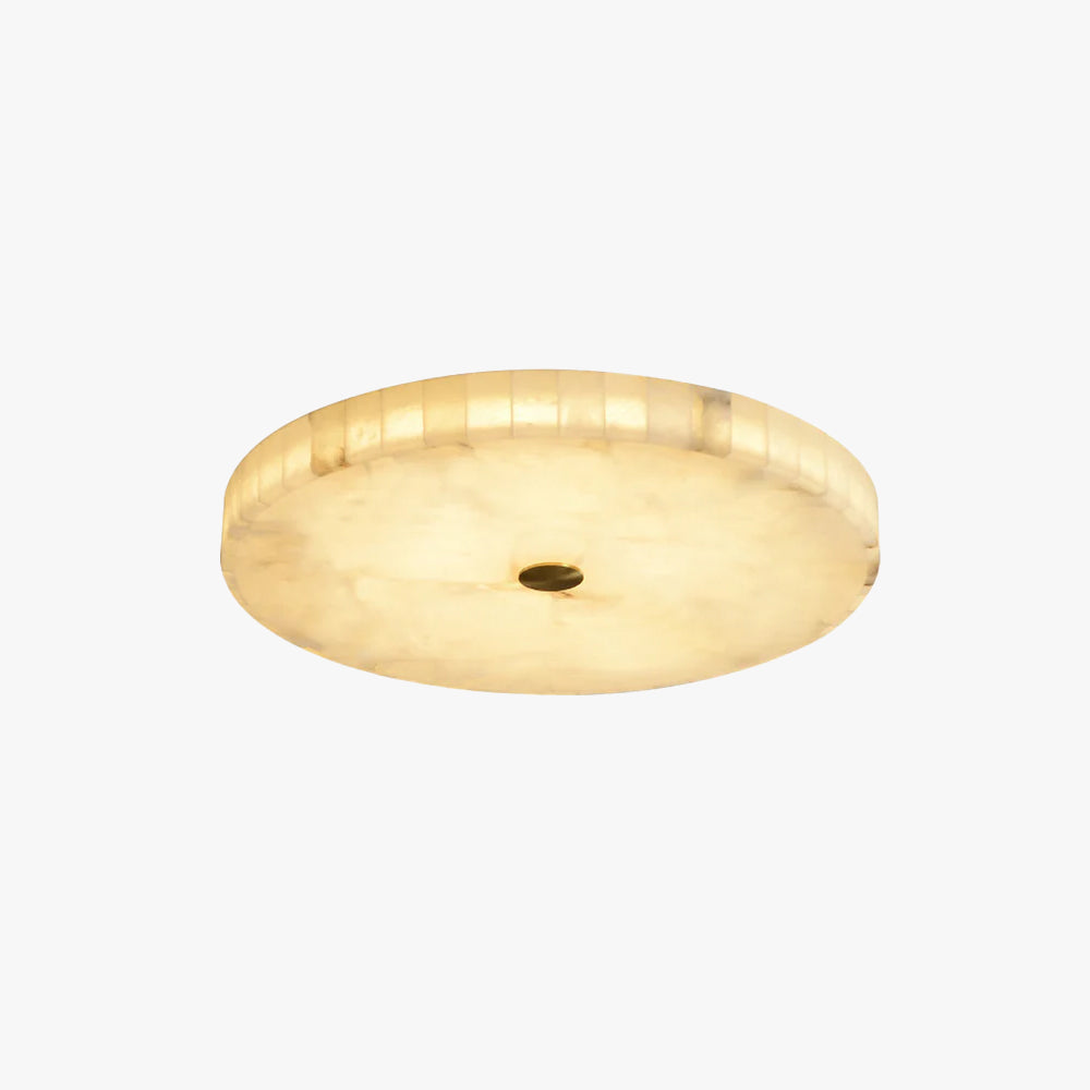 Delya Round Alabaster Ceiling Lamp - Neutralighting