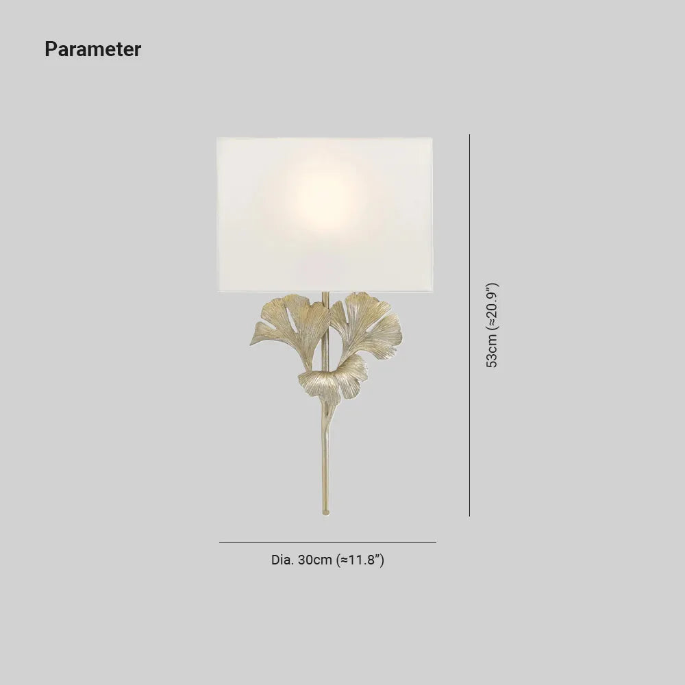 Daisy Wall Lamp Ginkgo Leaf | ventumra