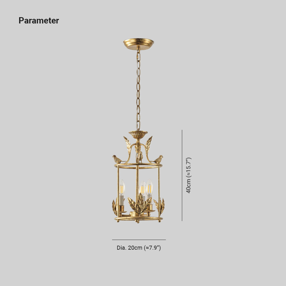Sova Lantern Pendant Lamp Baroque Style | ventumra