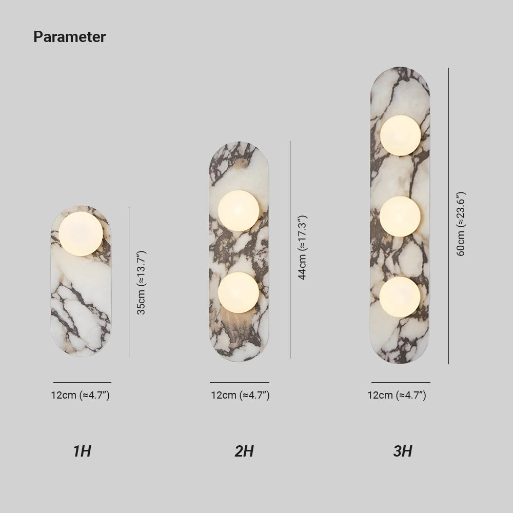 Domil Marble Wall Lamp | ventumra