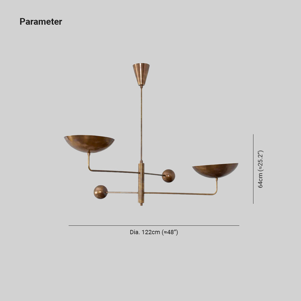Stella Chandelier Sculptural Industrial | ventumra