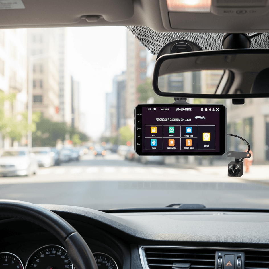 DriveNav Full HD 1080P Autokamera – Kompakter Dashcam-Recorder, optische Linse mit 170-Grad-Sichtfeld