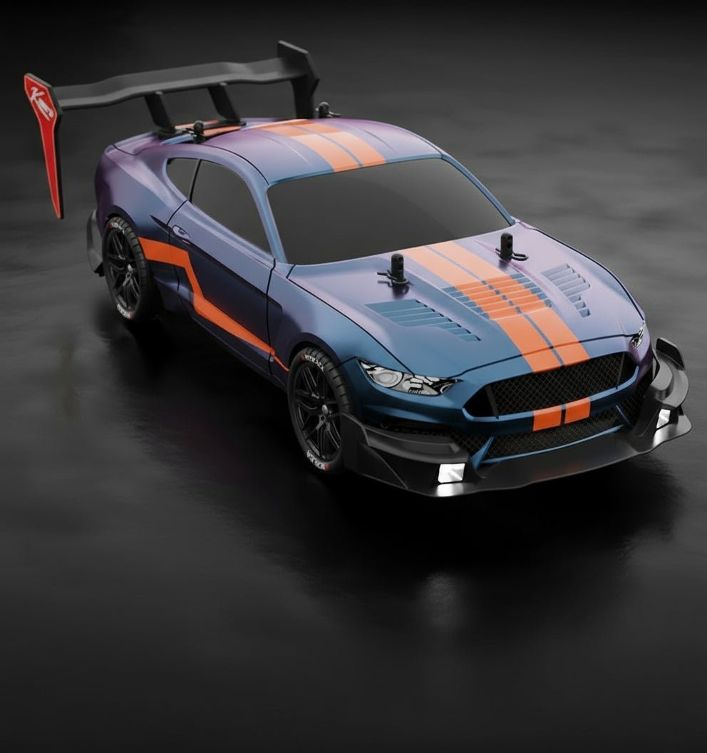 Nova Stallion Electric 4WD Drift Car — 25 km/h Ready-To-Run, Sculpted Muscle Body