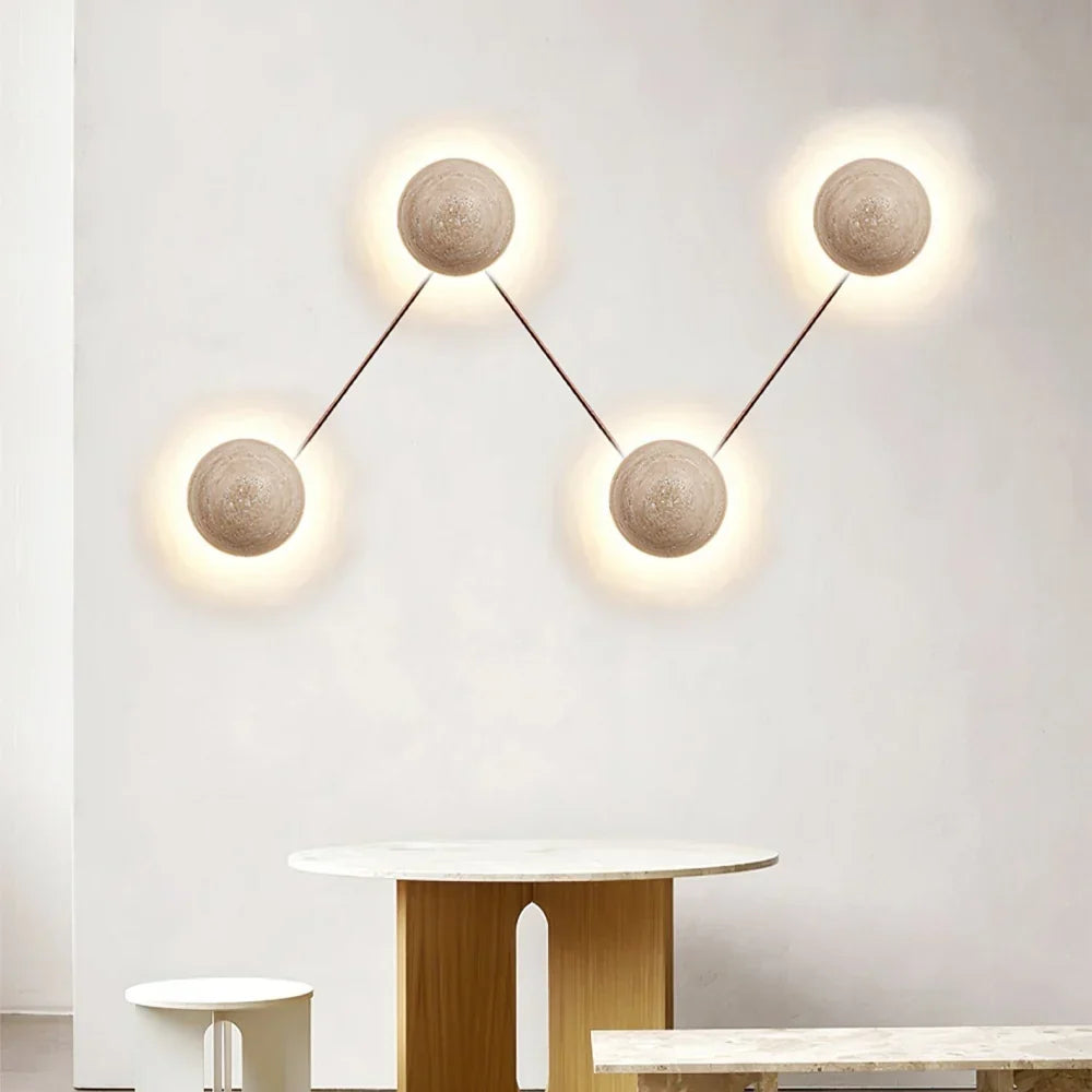 Japandi Sculptural Wall Sconce | Ventumra