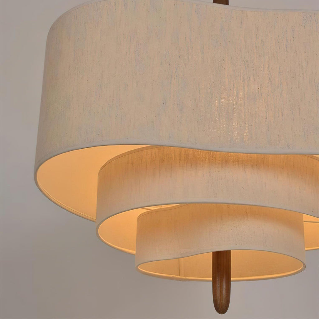 Ophel – zielona lampa wisząca z tkaniny | ventumra