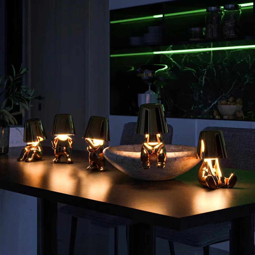 LumaCompanion Humanoid Lamp For Cozy Spaces And Creative Rooms
