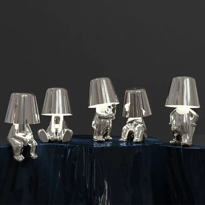 LumaCompanion Humanoid Lamp For Cozy Spaces And Creative Rooms
