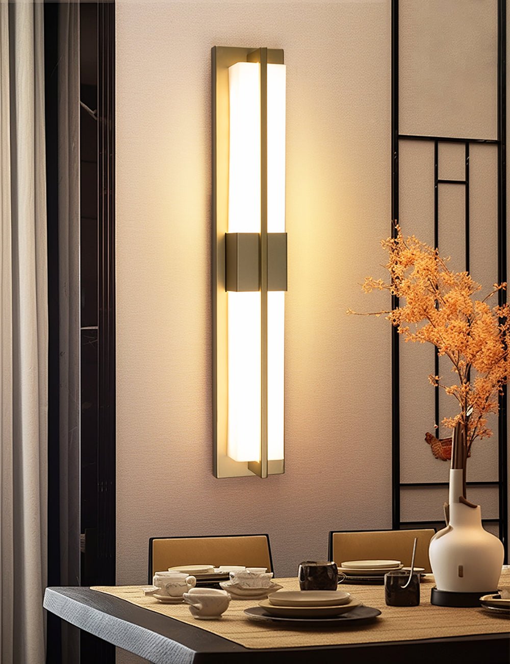 Caspian Alabaster Brass Wall Light | ventumra