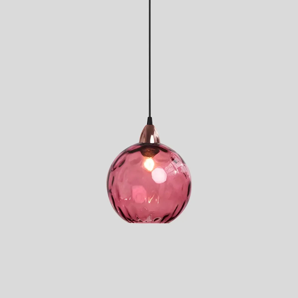 Vivid Glass Orb Pendant Light For Living Room Ceiling | Ventumra